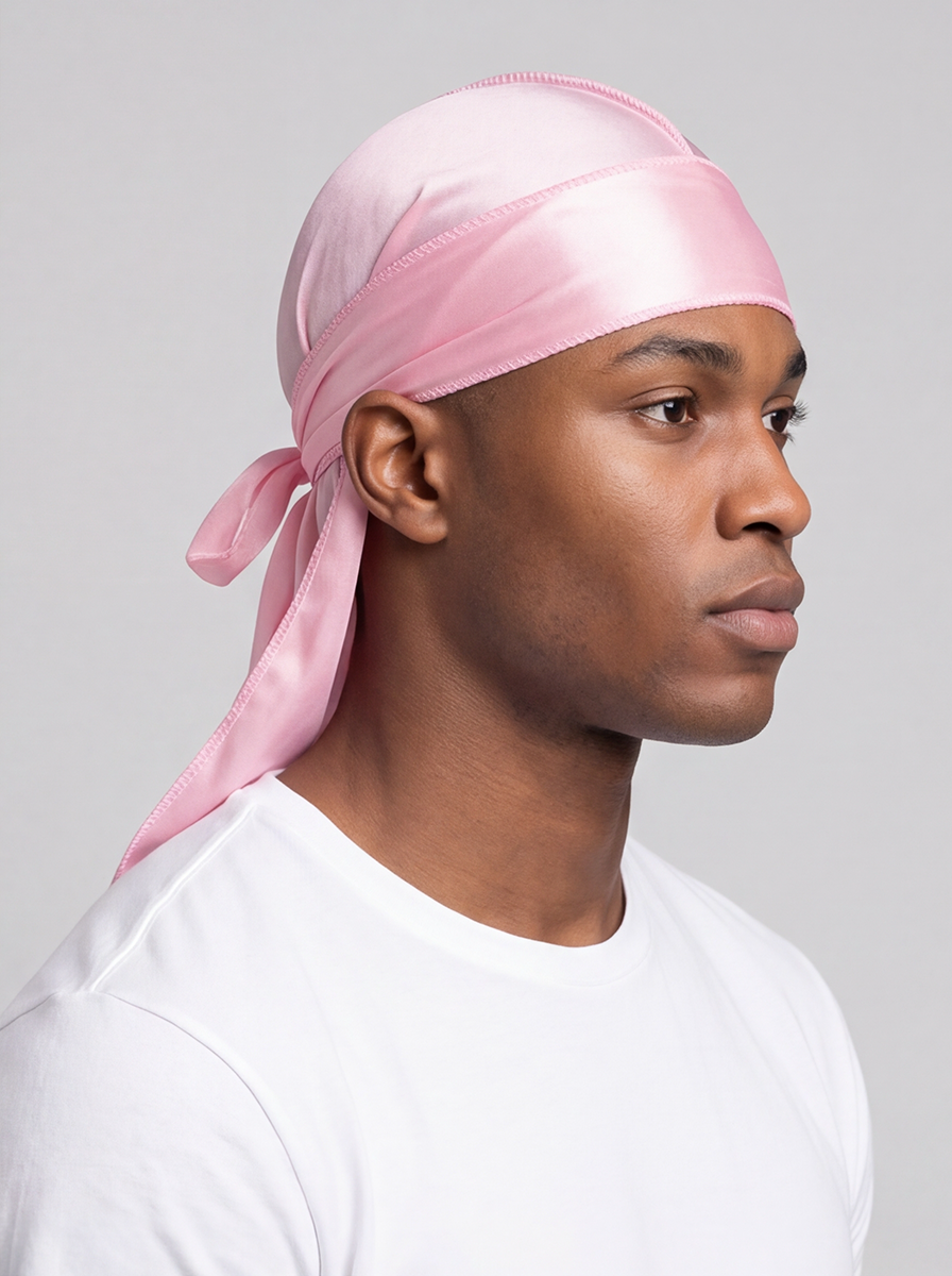 Pink Silky Durag