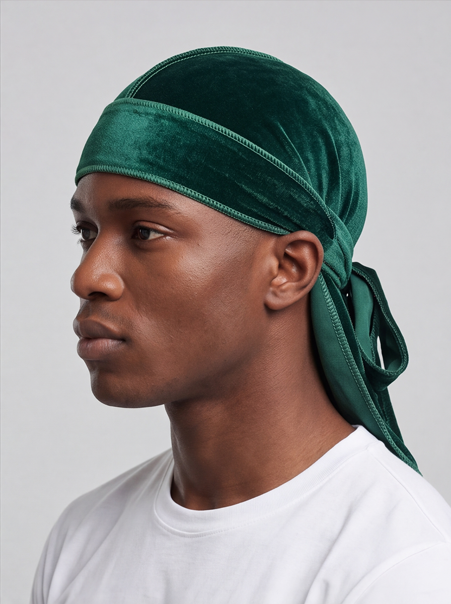 Green Velvet Durag