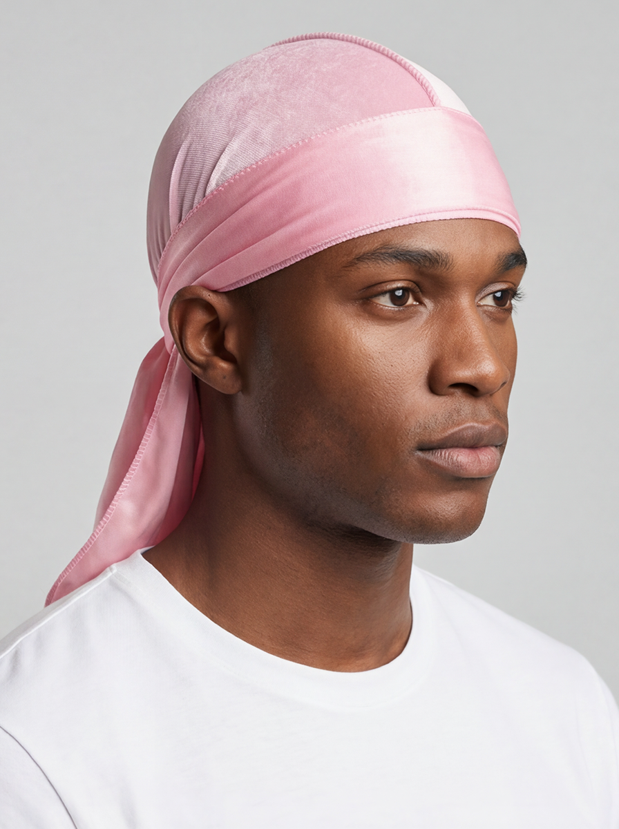 Pink Velvet Durag
