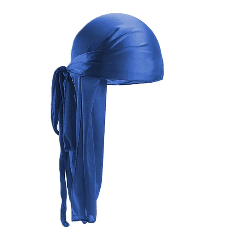 Kids Blue Silky Durag
