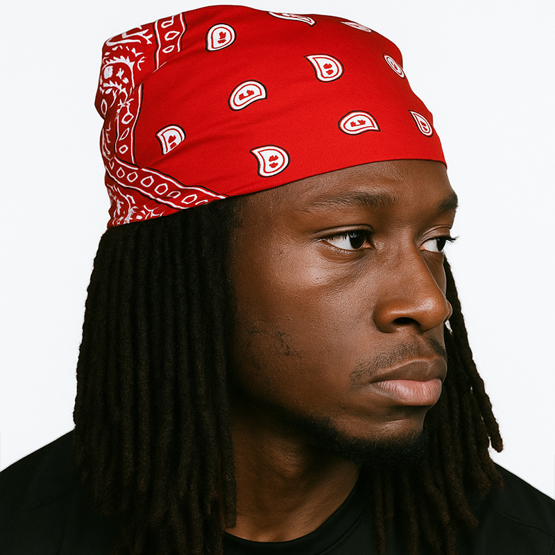 Red Paisley Bandana – OZ Durag