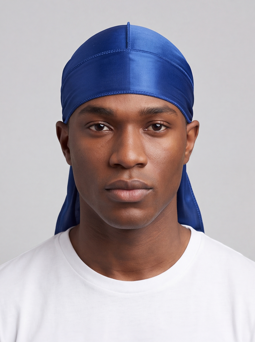 Blue Silky Durag