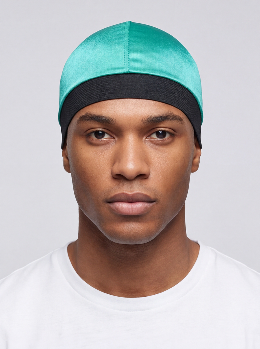 Turquoise Skull Cap