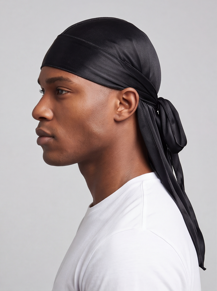 Black Satin Durag