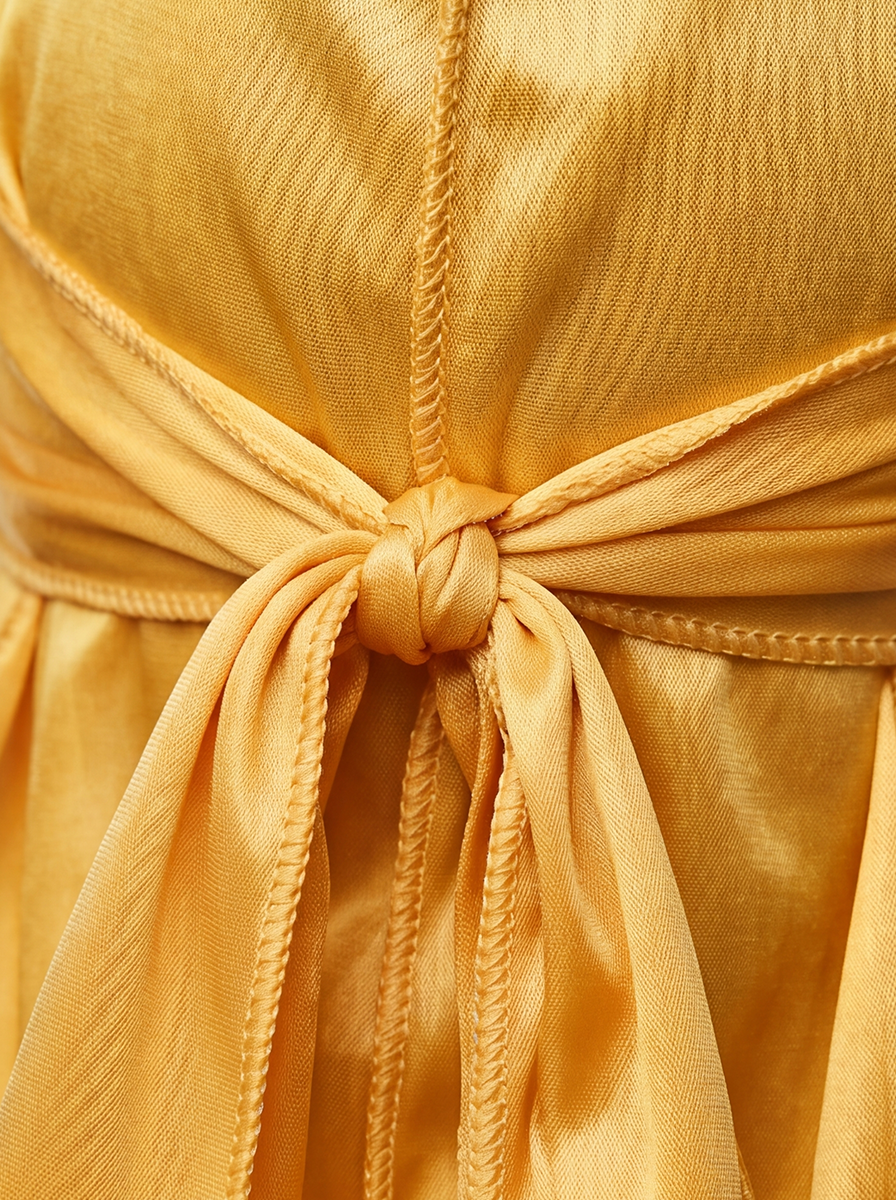 Yellow Silky Durag