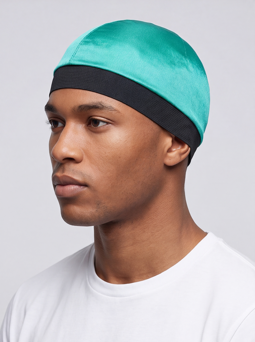 Turquoise Skull Cap
