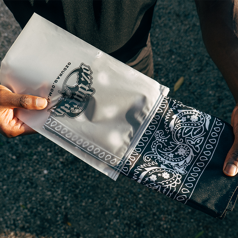 White Paisley Bandana