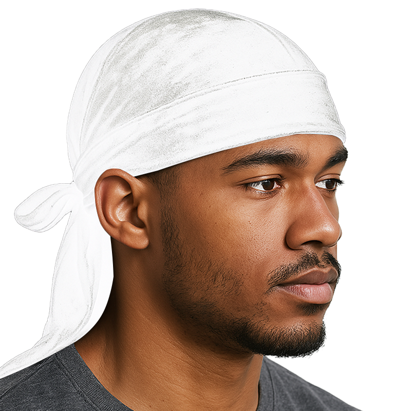 White Velvet Durag | #1 In Australia | OZ Durag